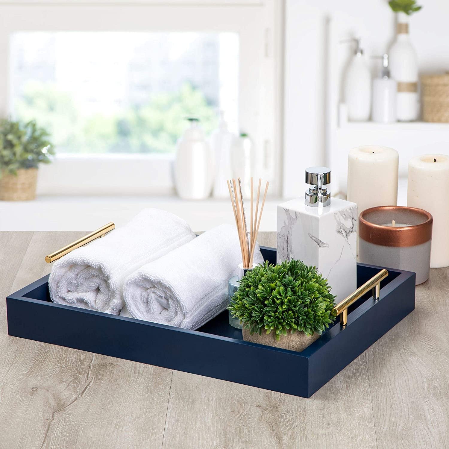 Luxe Decorative Ottoman Tray