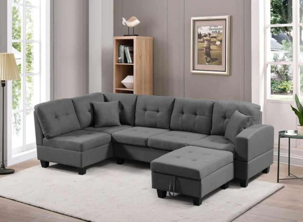 Cozy L-Shaped Sectional Sofa