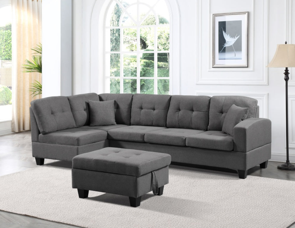 Cozy L-Shaped Sectional Sofa