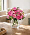 Blush Peony Silk Flower Bouquet