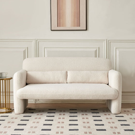 Luxe Cloud Bouclé Loveseat Sofa
