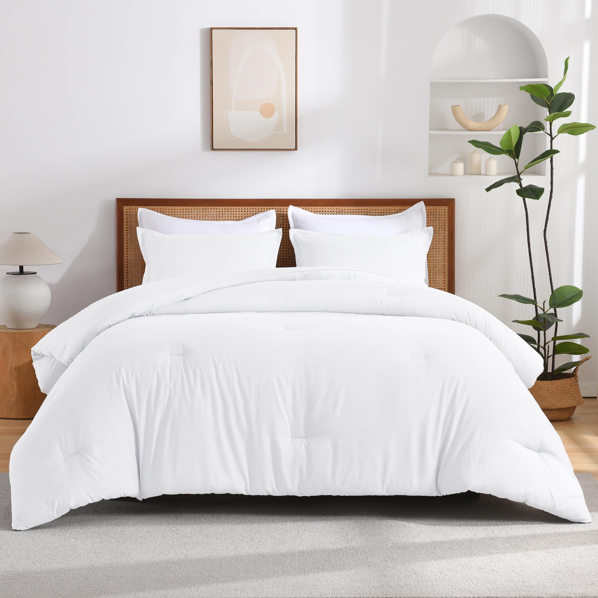 CloudSoft Queen Comforter Set – 3 Piece Luxury Bedding