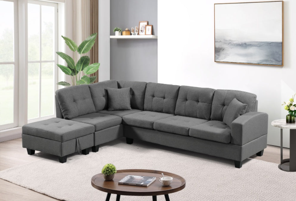 Cozy L-Shaped Sectional Sofa